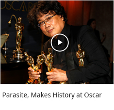 Parasite, makes history at Oscar